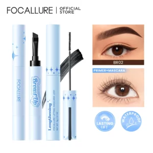 FOCALLURE 3D Eyebrow Gel Cream 2 In 1 Eyeliner Pencil 3 Colors Waterproof Long-lasting Eyebrow Pomade Enhancers Makeup Cosmetics - Image 3
