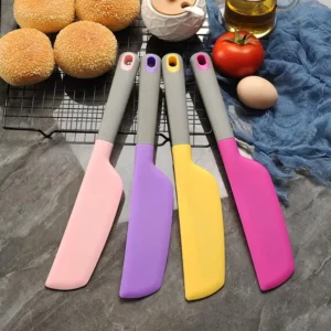 Large Silicone Baking Scraper Cream Scraper Jam Mixing Knife Cake Scraper Bread Knife Baking Tool - Image 4