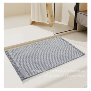 Kitchen Runner Lightweight Entryway Rug Woven Throw Mat with Tassels,Non-Shedding Washable Rug Pile Runner for Bedroom Doorway - Image 2