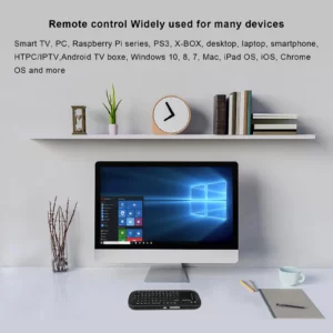 iPazzPort Mini Bluetooth＆ 2.4GHz Wireless Keyboard with Touchpad MouseCombo for Android TV Box/PC/Tablet/PS4/Raspberry Pi 3/HTPC - Image 2