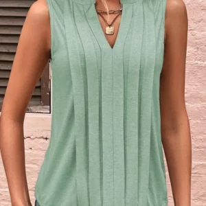 White Women's Blouses Summer Vintage Tassel Tank Tops Sleeveless V-Neck Casual Women Streetwear Shirt T-Shirt Female Clothing - Image 5