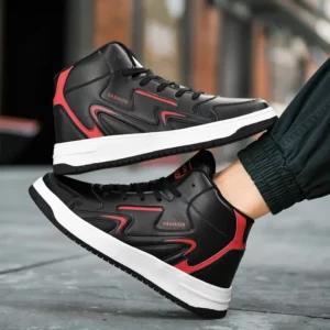 Big Size 36-47 Casual Shoes for Men Comfortable High Top Walking Sneakers Appliques Unisex Platform Sneakers Skateboarding Shoes - Image 4