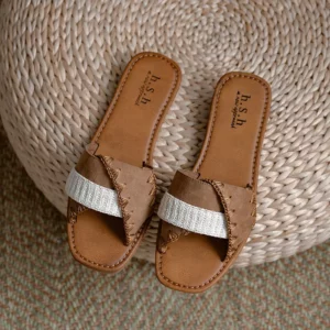 Slippers Women Summer 2023 New Retro Designer Luxury Sandals Flat Casual Square Toe Outdoor Beach Slipper Pantuflas De Mujer - Image 2