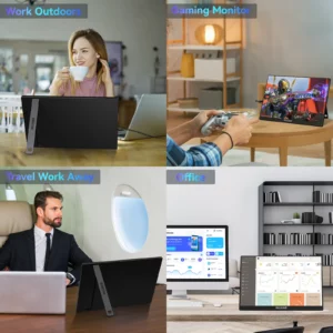 High Quality 120hz Gaming Portable Monitor Aluminum with Stand, 16inch 1200P External Second PC Screen for Phone Laptop Xbox Mac - Image 4