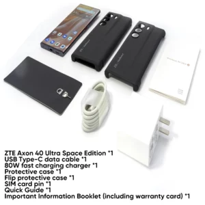ZTE Axon 40 Ultra Space Edition 5G Smartphone with UDC Tech Snapdragon 8Gen1 6.8" 120Hz AMOLED Screen Dual SIM 5000mAh 18GB+1TB - Image 6