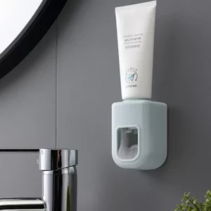 Creative Wall Mount Automatic Toothpaste Dispenser Bathroom Accessories Waterproof Lazy Toothpaste Squeezer Toothbrush Holder - Image 6