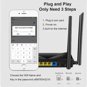 EATPOW 4g router OPENWRT 300Mbps Wireless N 4G LTE Router mobile wifi 4g lte router for European countries countries - Image 3