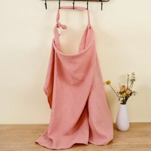 Mother Outing Breastfeeding Cover Cotton Baby Feeding Nursing Covers Adjustable Privacy Breastfeeding Apron Stroller Blanket - Image 4