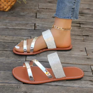 Sandals Women Flats Casual Slippers Summer Shoes Women Designer Sandals Slides Bohemian Shoes Outdoor Ladies Sandals Plus Size - Image 4