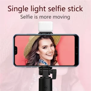 3 In 1 Selfie Stick Bluetooth Remote Tripod with Fill Light Foldable Bracket for Cell Smartphones for Tiktok Video Live Holder - Image 2