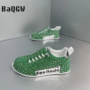 Luxury Sparkly Sneakers for Men Designer Cover Bottom Casual Bling Board Shoe Fashion Upper Increased Internal Platform Shoes - Image 5