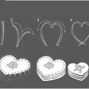 6-12 Inch Lover Heart Cake Mold Mousse Ring Adjustable 3D Collar Surround Film Stainless Steel Baking Tool Valentines Day Gift - Image 5