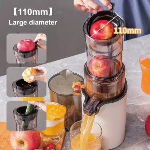 200W Electric Slow Juicer Automatic Large Caliber Original Juicer Orange Celery Juicer Residue Juice Separation Fruit Juicer 2L - Image 2