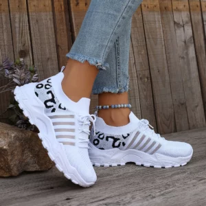 Summer Women Casual Shoes High-quality Breathable Sports Shoes Thick Soled Ankle Boots Zapatillas De Mujer 2025 New White Shoes - Image 5
