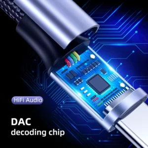Original Usb Type C To 3.5mm Aux Adapter Type-c 3.5 Jack Audio Cable For Samsung Galaxy S23 S22 S21 Ultra S20 Note 20 10 Plus Tab - Image 2