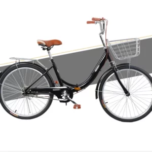 Cooya New Folding Bike Adult 24 Inch Student Portable Variable Speed Urban Commuting Without Installing Solid Tire Bicycle - Image 5