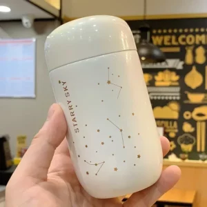 Thermos Bottle Starry Sky Mini Small Capacity Leakproof Coffee Mug 304 Stainless Steel Vacuum Flask 200ML Thermo Bottle - Image 5