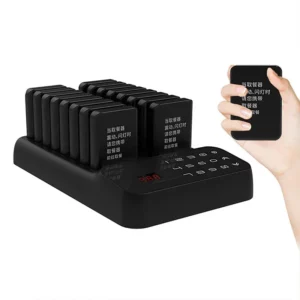 Wireless Restaurant Pagers Calling System 16 Coasters Buzzer Vibrator Bell Receivers For Food Truck Bar Coffee Fast Food Hotel - Image 6