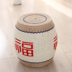 Tight Weave Sofa Seat Sturdy Sitting Stool Pine Shoe Changing Bench High Load-bearing Small Stools Suitable for Living Room - Image 4