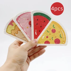 4Pcs Creativity Magic Dishwashing Sponge Household Kitchen Bathroom Migic Cleaning Wipe Strong Scouring Pad Miracle Sponge New - Image 4