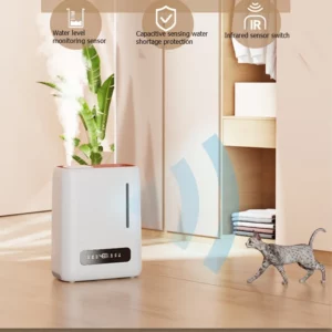 4L Ultrasound Air Humidifier With LCD Screen Display Home Large Capacity Aroma Essential Oil Diffuser UV Sterilization Atomizer - Image 5