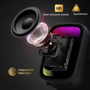 SH25Pro Wireless Bluetooth Speaker Outdoor High-volume Square Dance Subwoofer Abyss RGB Light Home Theater KTV Karaoke Audio - Image 3