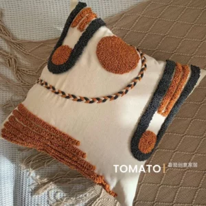 Bohemian Pillow Cushion Cover Geometry Embroidered Tassel EmbroideryLong Pillowcase Living Room Sofa Home Decor Customized - Image 6