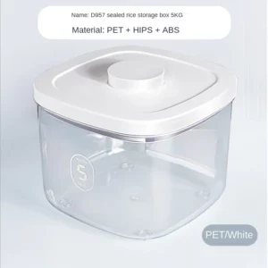 5 Kg/10 Kg Sealed Rice Bucket Flour Storage Box Pet Grain Storage Bucket Cat Grain Bucket Miscellaneous Grain Rice Jar - Image 6