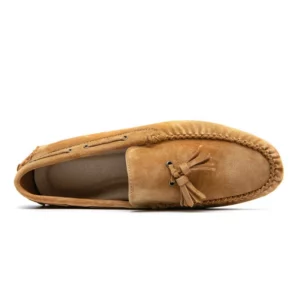 Men Loafers Soft Moccasins High Quality Spring Autumn Genuine Leather Shoes Men Warm Flats Driving Shoes - Image 4