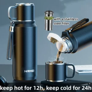 Double Wall Vacuum Flasks Stainless Steel Thermos Bottle for Tea and Coffee Large Capacity Insulated Water Bottle Thermos Cup - Image 2
