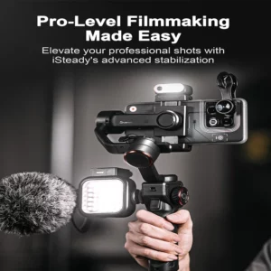 Hohem Office Gimbal iSteady M6 3-Axis Cell phone stabilize for xiaomi with AI tracker Magnetic Fill Light Full Color Video Vlogg - Image 6