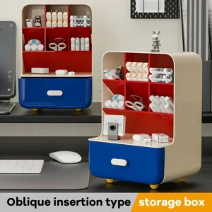 Large Capacity Pen Holder Multi Compartment Storage Desk Organizer Stationery Office Accessories Boxes Pencil Desktop School - Image 3