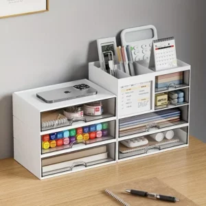 Desktop Combination Drawer Storage Box Desk Organizer Reasonable Partition Office Accessories Pen Holder Organizers Stationery - Image 4