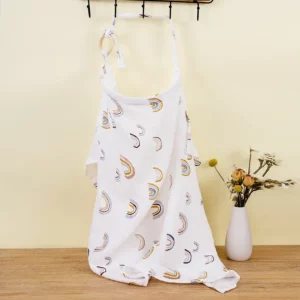 Mother Outing Breastfeeding Cover Cotton Baby Feeding Nursing Covers Adjustable Privacy Breastfeeding Apron Stroller Blanket - Image 2