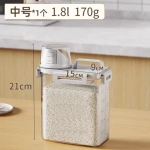 Food grade five grain and miscellaneous storage box, rice bucket tank, sealing kitchen utensil - Image 6