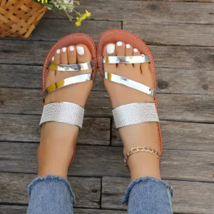 Sandals Women Flats Casual Slippers Summer Shoes Women Designer Sandals Slides Bohemian Shoes Outdoor Ladies Sandals Plus Size - Image 5