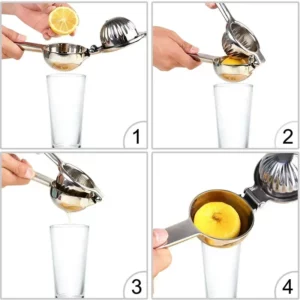 Stainless Steel Lemon Fruits Squeezer Multifunction Orange Juicer Manual Juice Squeezer Hand Pressure Juicer Kitchen Fruit Tools - Image 3