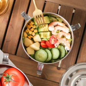 350-3000ML Microwave Lunch Box Food Grade 304 Stainless Steel Anti-leak Bento Box Strong Tightness Picnic Box for Fruits Snacks - Image 5