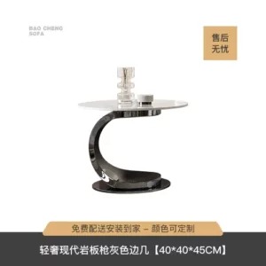 Luxury White Coffee Tables Modern Design Minimalist Nordic Side Table Legs Metal Irregular Table Basses De Salon Home Furniture - Image 4