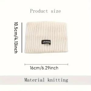 Women Winter Wide Headband Solid Color Knitted Warm Headwrap Girls Punk Elastic Headwear Sports Hair Bands Accessories - Image 5