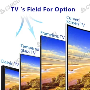 Wholesale LED TV Curved Screen 55 Inch Metal Frame Smart Android LCD TV Ultra HD 4K Smart Television 43 50 65 75 Inch For Option - Image 4