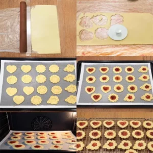 New Jam Sandwich Flowers Cookie Cutter 3D Christmas Biscuit Mould Pressable Fondant Stamp New Year Cake Decor Baking Supplies - Image 4