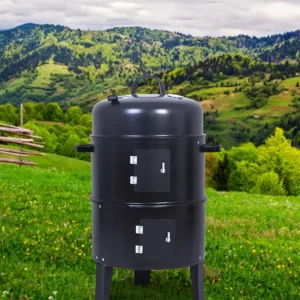 3 in 1 Barrel Charcoal Grill Smoker Grill Ogrodowy мангал для шашлыков Barbacoa de Carbón Cookware bbq 석쇠고기불판 - Image 4