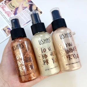 Gold Silver Highlighter Spray Waterproof Glitter Shimmer Sparkle Liquid Highlighter Makeup for Face Body Illuminator Cosmetics - Image 6