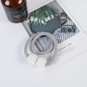 Pearl Magnetic Curtain Clip Buckle Curtain Holders Hook Hanging Ball Magnetic Tiebacks Home Curtain Accessories - Image 5