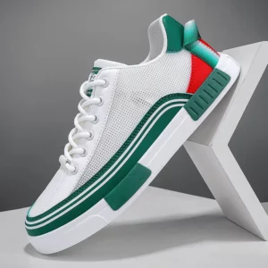Big Size 38-47 Summer Thin High Quality Casual Men's Sneakers Tenis Masculino Mesh Shoes Running Designer Board Shoes For Men - Image 1