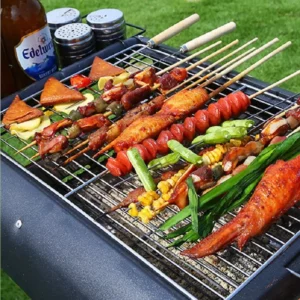 Home Outdoor Multifunctional Portable Barbecue Rack Charcoal Smokeless Barbecue Skewers Thickened Stainless Steel Barbecue Stove - Image 6