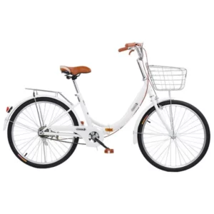 Cooya New Folding Bike Adult 24 Inch Student Portable Variable Speed Urban Commuting Without Installing Solid Tire Bicycle - Image 4