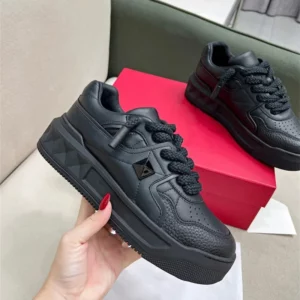 2024 Solid color Fashion Women's Casual Shoes Platform Waterproof Breathable Running Shoes Luxury Brand Sneakers Vulcanize Shoes - Image 3