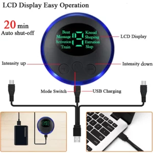 Remote Controller EMS Muscle Stimulator Smart Electric Fitness Abdominal Training Weight Loss Stickers Body Slimming Massager - Image 4